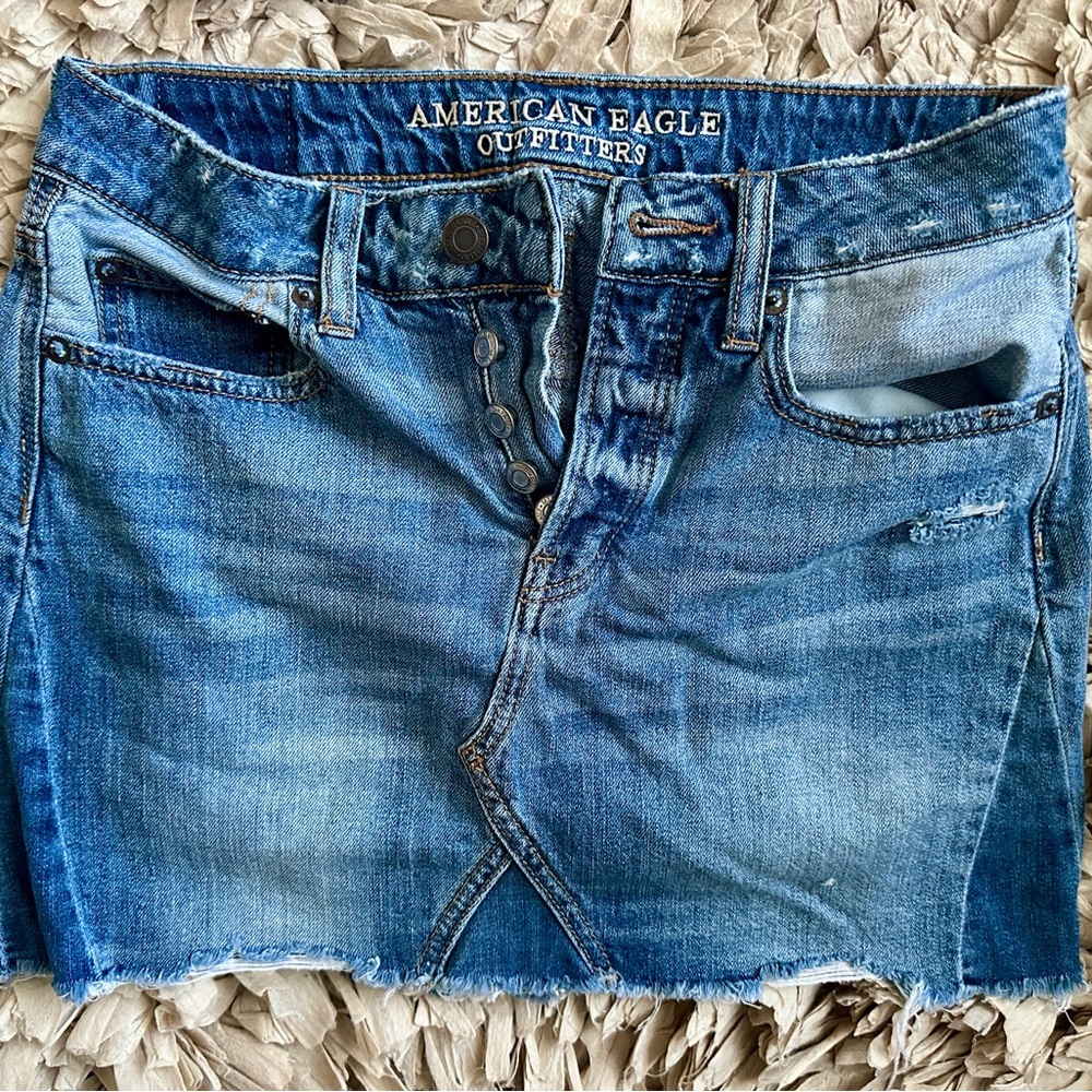 American Eagle Size Zero Denim Skirt